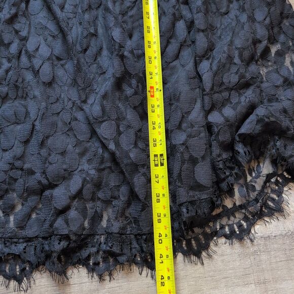 NWOT Torrid Lace Dress Womens Size 20 Black Goth Long Sleeve Knee Length - Picture 7 of 9